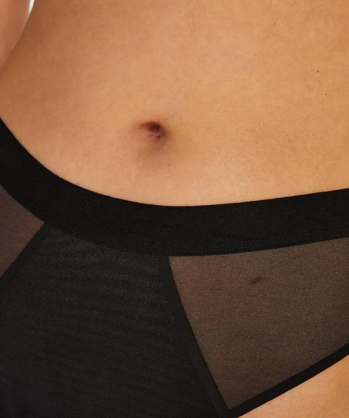 Hunkemller HighCut Invisible Mesh Thong 8211 Black Black 8211 Women Hunkemller HighCut Invisible Mesh Thong 8211 Black Black 8211 Women