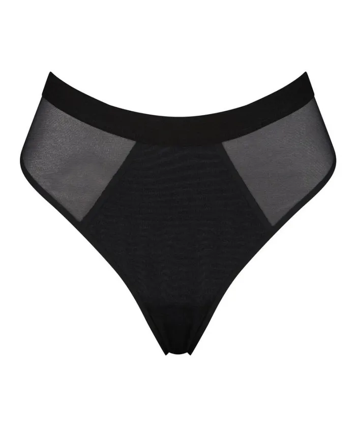 Hunkemller HighCut Invisible Mesh Thong 8211 Black Black 8211 Women Hunkemller HighCut Invisible Mesh Thong 8211 Black Black 8211 Women