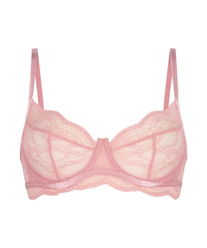 Hunkemller Isabelle Nonpadded Underwired Bra 8211 Pink Pink 8211 Women Hunkemller Isabelle Nonpadded Underwired Bra 8211 Pink Pink 8211 Women