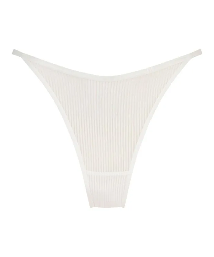 Hunkemller Kaiden High Leg Brazilian 8211 White White 8211 Women Hunkemller Kaiden High Leg Brazilian 8211 White White 8211 Women
