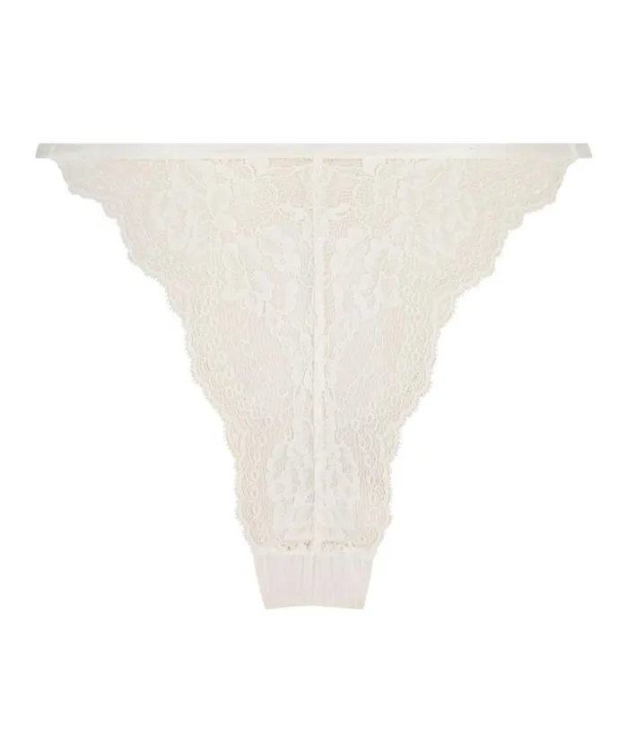 Hunkemller Kaiden High Leg Brazilian 8211 White White 8211 Women Hunkemller Kaiden High Leg Brazilian 8211 White White 8211 Women