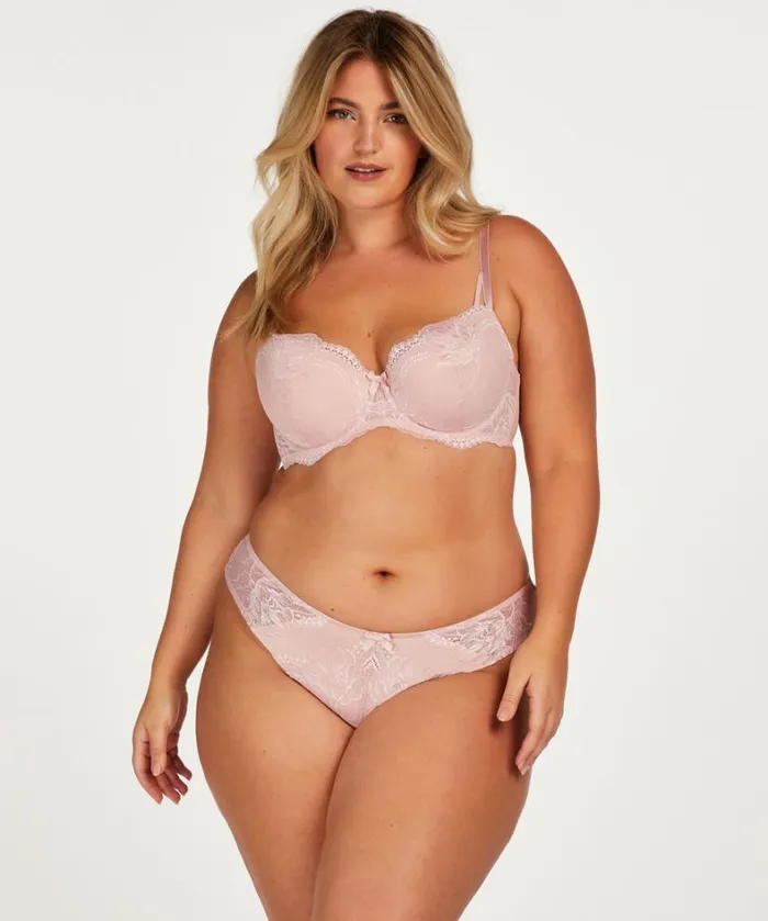 Hunkemller Kimberley High Leg Brazilian 8211 Pink Pink 8211 Women Hunkemller Kimberley High Leg Brazilian 8211 Pink Pink 8211 Women