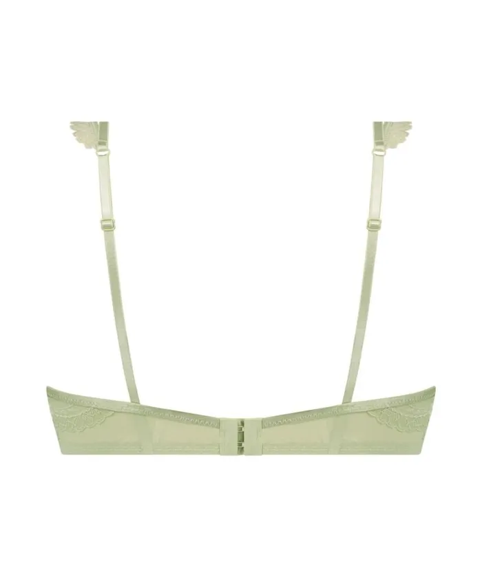 Hunkemller Meghan NonPadded Underwired Longline Bra 8211 Green Green 8211 Women Hunkemller Meghan NonPadded Underwired Longline Bra 8211 Green Green 8211 Women