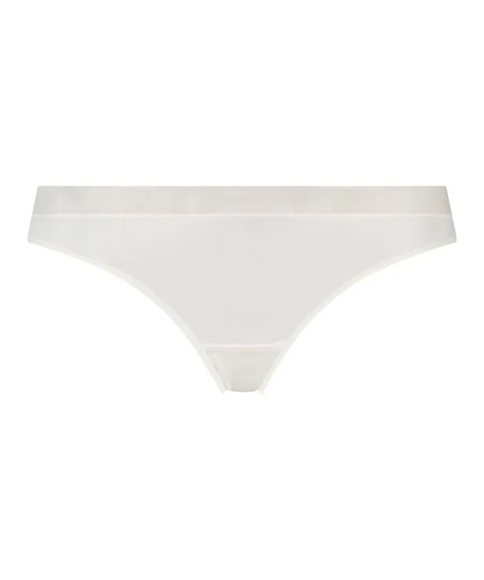 Hunkemller Mesh Thong 8211 White White 8211 Women Hunkemller Mesh Thong 8211 White White 8211 Women