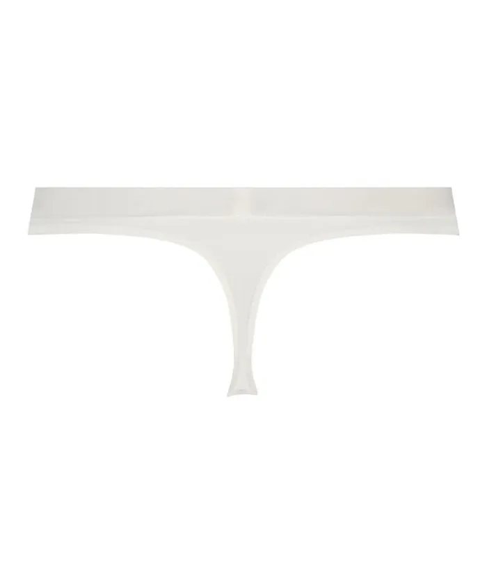 Hunkemller Mesh Thong 8211 White White 8211 Women Hunkemller Mesh Thong 8211 White White 8211 Women