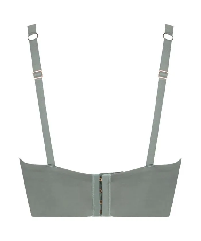 Hunkemller Nicole Padded Underwired Longline Bra 8211 Green Green 8211 Women Hunkemller Nicole Padded Underwired Longline Bra 8211 Green Green 8211 Women