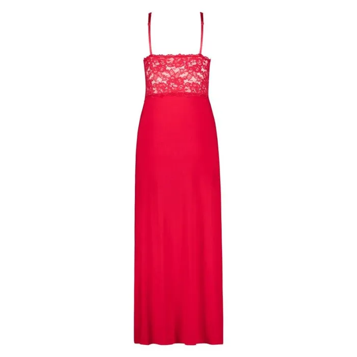 Hunkemller Nora Lace Long Slip Dress 8211 Red Red 8211 Women Hunkemller Nora Lace Long Slip Dress 8211 Red Red 8211 Women
