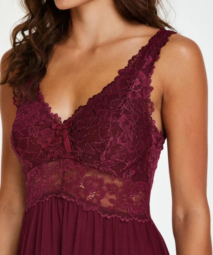 Hunkemller Nora Lace Slip Dress 8211 Purple Purple 8211 Women Hunkemller Nora Lace Slip Dress 8211 Purple Purple 8211 Women