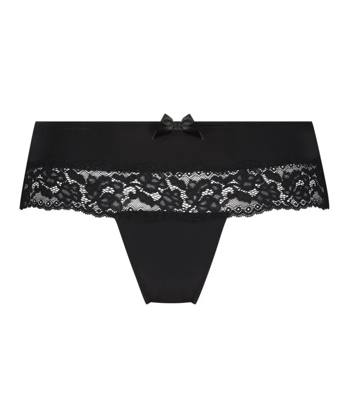 Hunkemller Paris Thong Boxers 8211 Black Black 8211 Women Hunkemller Paris Thong Boxers 8211 Black Black 8211 Women