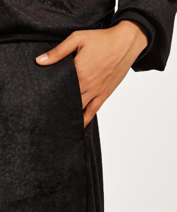 Hunkemller Petite Velour Jogging Bottoms 8211 Black Black 8211 Women Hunkemller Petite Velour Jogging Bottoms 8211 Black Black 8211 Women