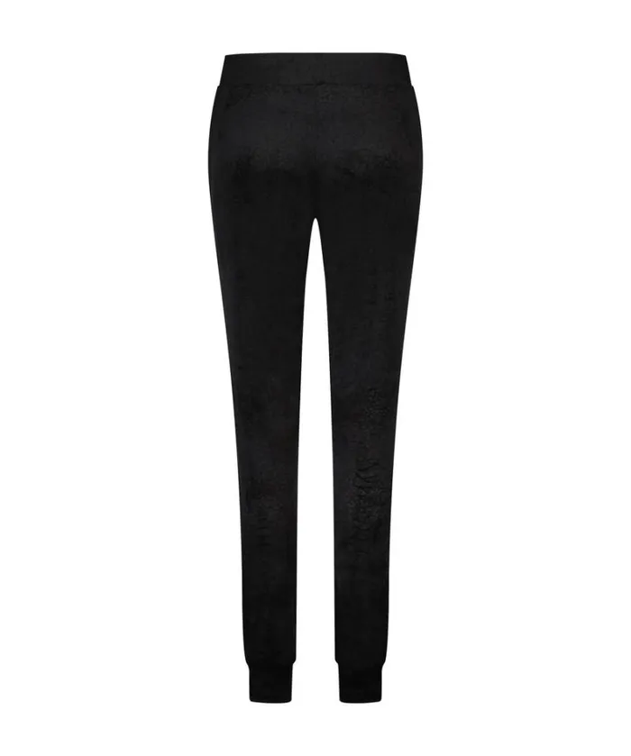 Hunkemller Petite Velour Jogging Bottoms 8211 Black Black 8211 Women Hunkemller Petite Velour Jogging Bottoms 8211 Black Black 8211 Women