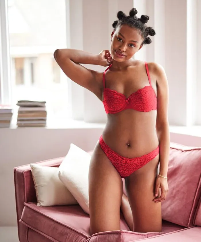 Hunkemller Rose Padded Underwired Bra 8211 Red Red 8211 Women