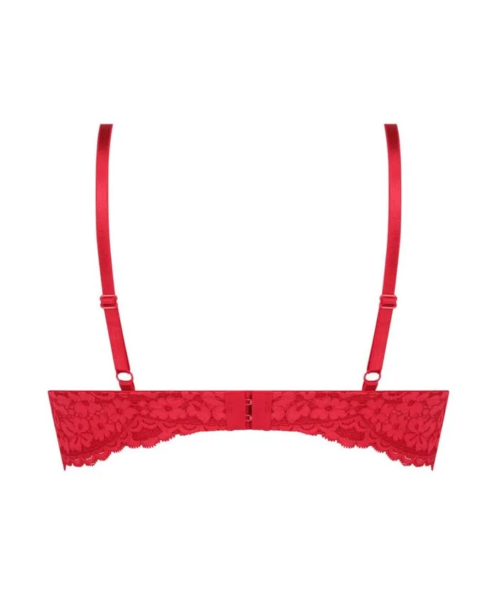 Hunkemller Rose Padded Underwired Bra 8211 Red Red 8211 Women Hunkemller Rose Padded Underwired Bra 8211 Red Red 8211 Women