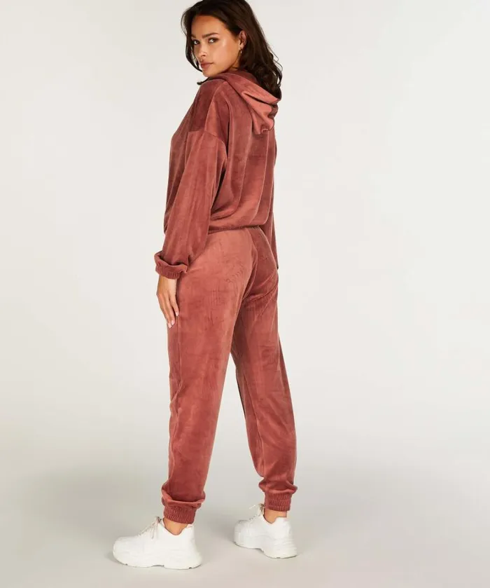 Hunkemller Tall Velours Jogging Bottoms 8211 Brown Brown 8211 Women Hunkemller Tall Velours Jogging Bottoms 8211 Brown Brown 8211 Women