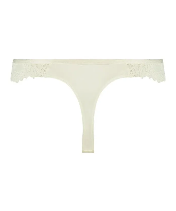 Hunkemller Thong Daisy 8211 White White 8211 Women Hunkemller Thong Daisy 8211 White White 8211 Women