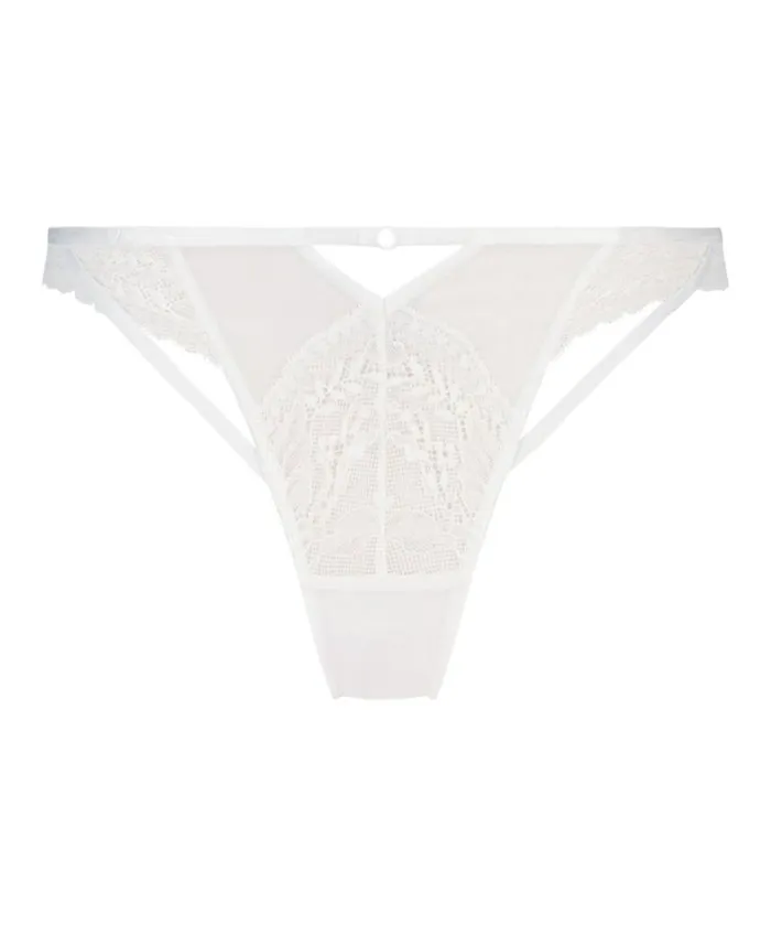 Hunkemller Tilly Thong 8211 White White 8211 Women Hunkemller Tilly Thong 8211 White White 8211 Women