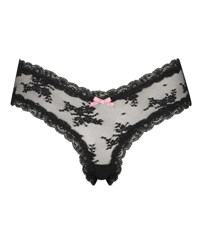 Hunkemller Vshaped Brazilian Knickers Mesh 8211 Black Black 8211 Women Hunkemller Vshaped Brazilian Knickers Mesh 8211 Black Black 8211 Women