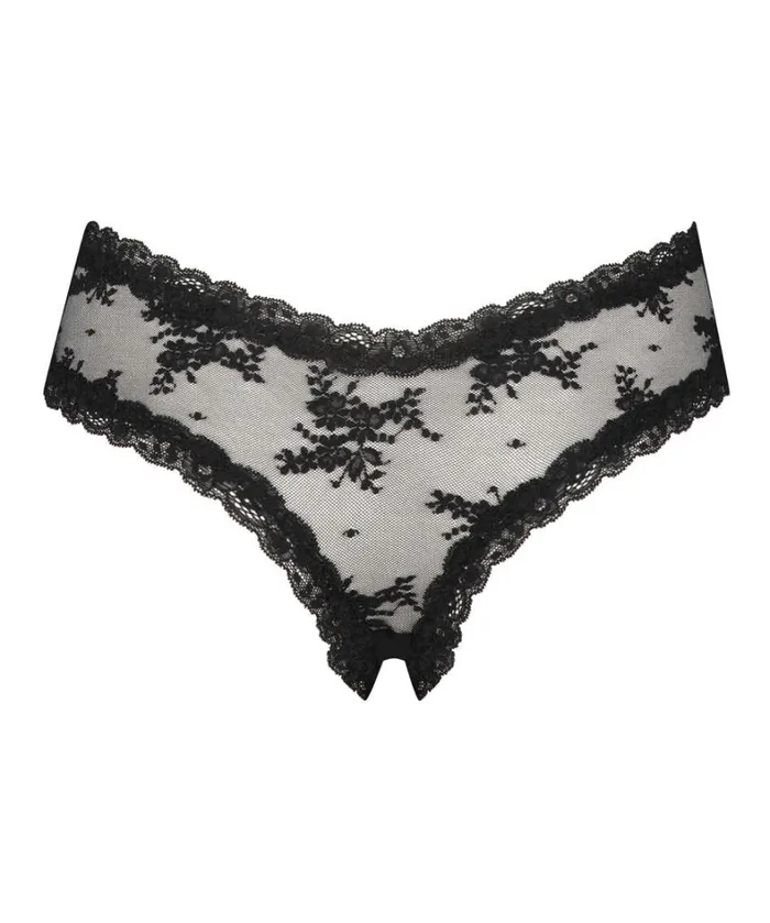 Hunkemller Vshaped Brazilian Knickers Mesh 8211 Black Black 8211 Women Hunkemller Vshaped Brazilian Knickers Mesh 8211 Black Black 8211 Women