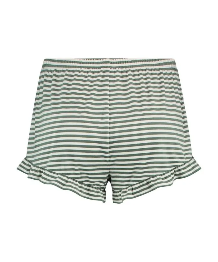 Hunkemller Velours Ruffle Shorts 8211 Green Green 8211 Women Hunkemller Velours Ruffle Shorts 8211 Green Green 8211 Women