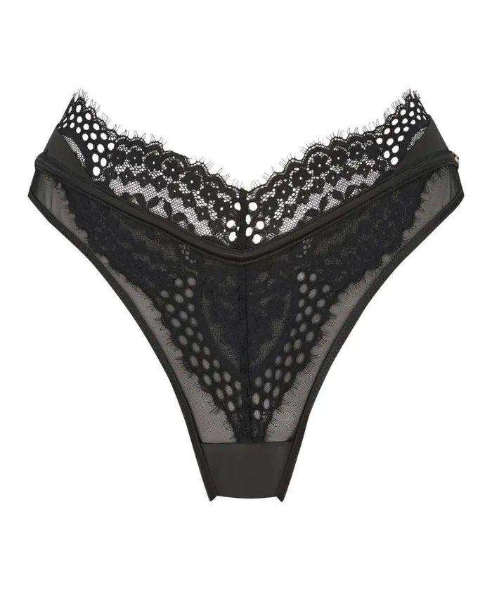 Hunkemller Veronica High Leg Brazilian 8211 Black Black 8211 Women Hunkemller Veronica High Leg Brazilian 8211 Black Black 8211 Women