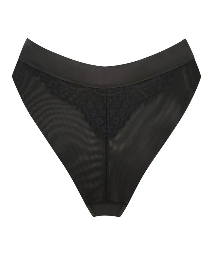 Hunkemller Veronica High Leg Brazilian 8211 Black Black 8211 Women Hunkemller Veronica High Leg Brazilian 8211 Black Black 8211 Women
