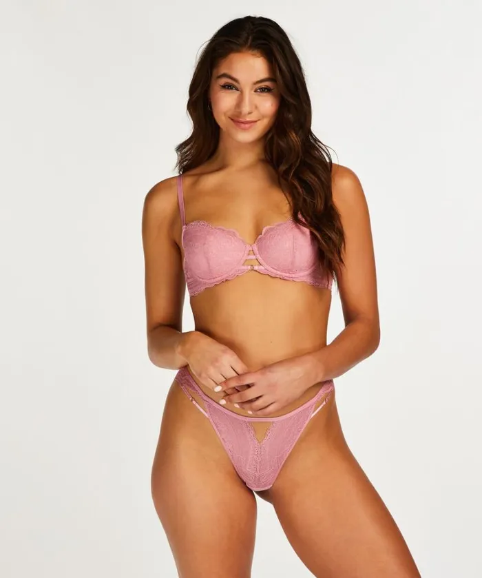 Hunkemller Wies High Leg Brazilian 8211 Pink Pink 8211 Women