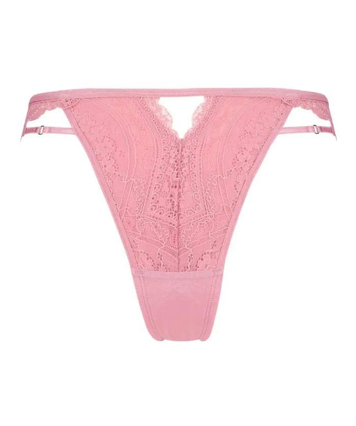Hunkemller Wies High Leg Brazilian 8211 Pink Pink 8211 Women Hunkemller Wies High Leg Brazilian 8211 Pink Pink 8211 Women