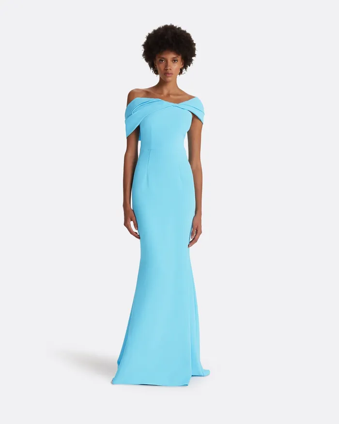 Icons Rossa Topaz Long Dress Topaz Safiyaa Women