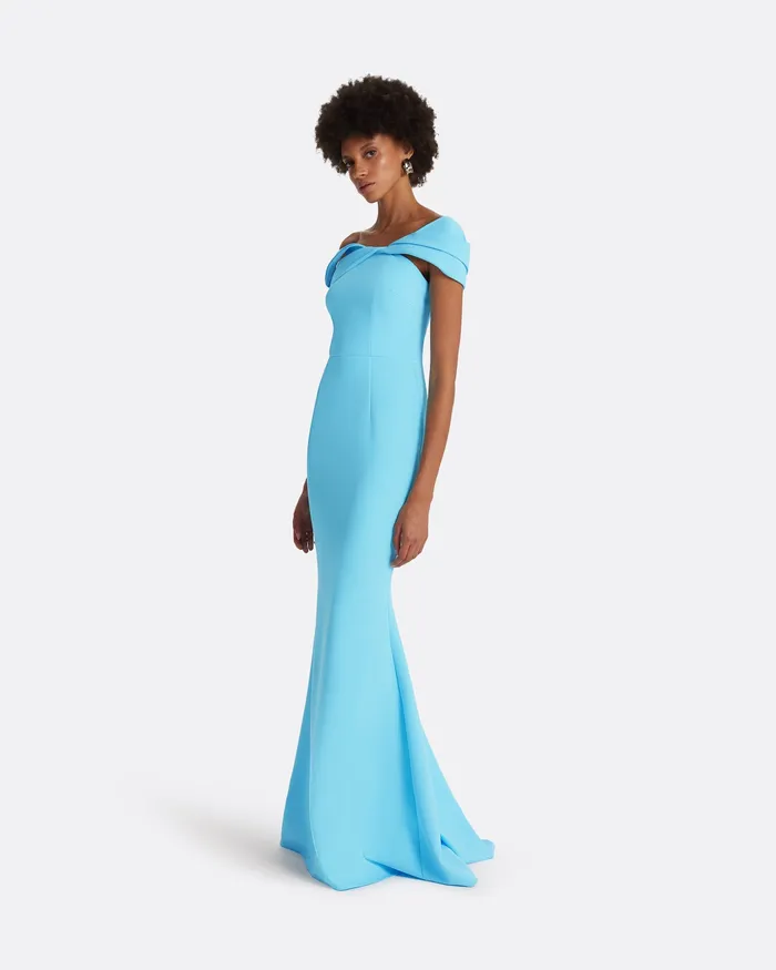 Icons Rossa Topaz Long Dress Topaz Safiyaa Women