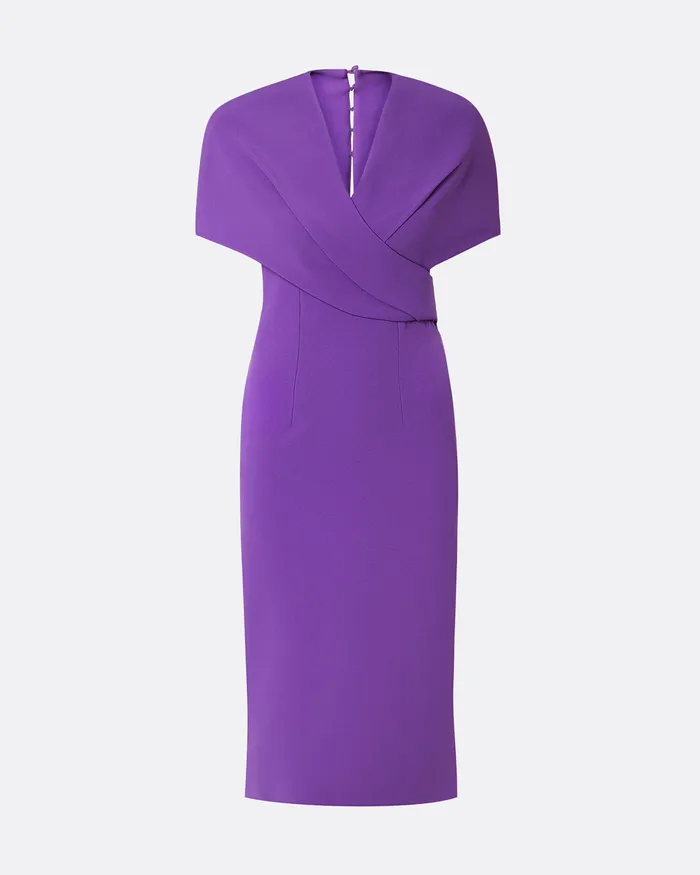 Icons Safiyaa Women Flora Lilac Midi Dress Lilac