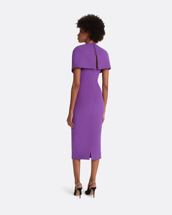 Icons Safiyaa Women Flora Lilac Midi Dress Lilac