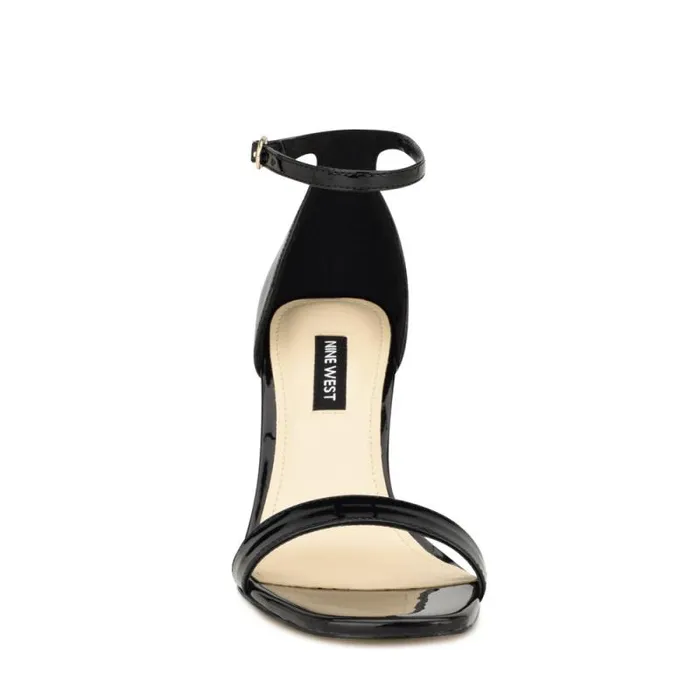 Ilea Ankle Strap Sandals Black Patent Women Nine West Sandals Ilea Ankle Strap Sandals Black Patent Women Nine West Sandals