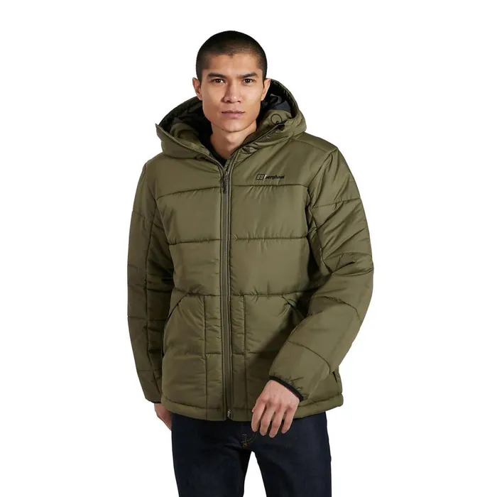 Insulated Men Berghaus Komatiite Insulated Jacket 8211 Dark Green