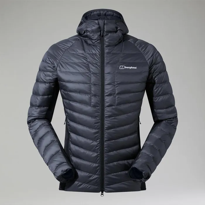 Insulated Men Berghaus Tephra 20 Hooded Insulated Jacket GreyBlack