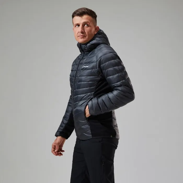 Insulated Men Berghaus Tephra 20 Hooded Insulated Jacket GreyBlack