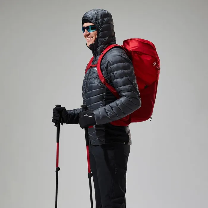 Insulated Men Berghaus Tephra 20 Hooded Insulated Jacket GreyBlack