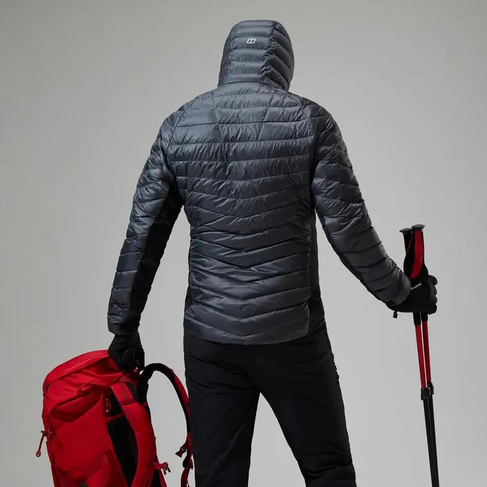 Insulated Men Berghaus Tephra 20 Hooded Insulated Jacket GreyBlack