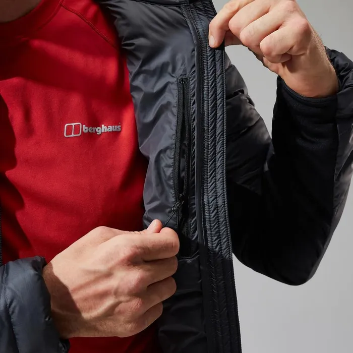 Insulated Men Berghaus Tephra 20 Hooded Insulated Jacket GreyBlack
