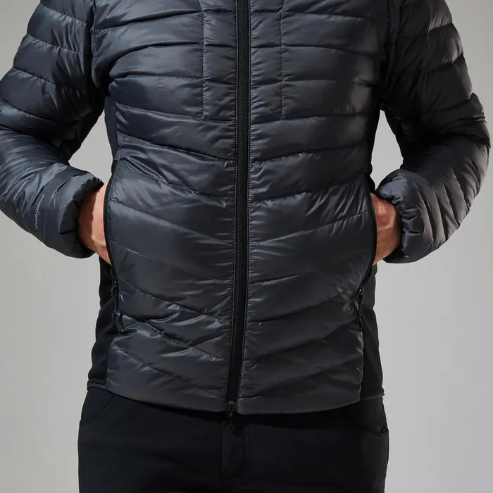 Insulated Men Berghaus Tephra 20 Hooded Insulated Jacket GreyBlack