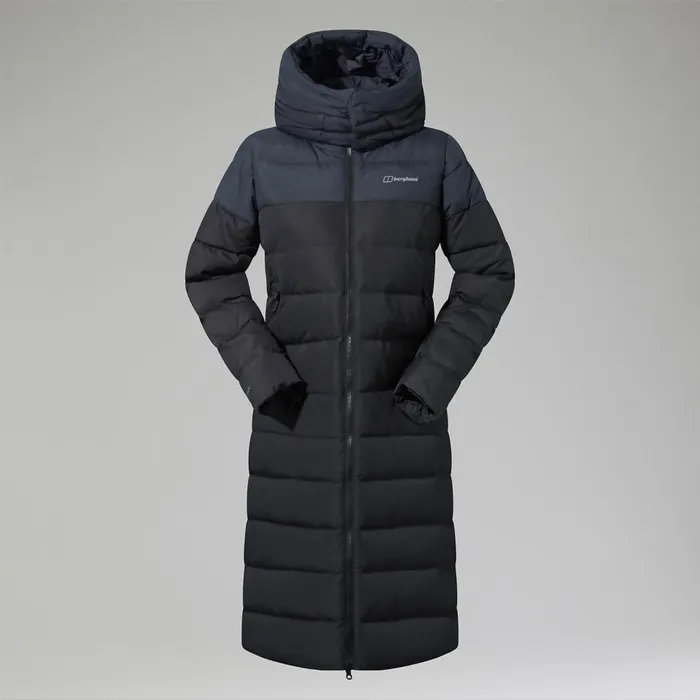 Insulated Women Berghaus Embo 4in1 Down Insulated Long Jacket 8211 Black