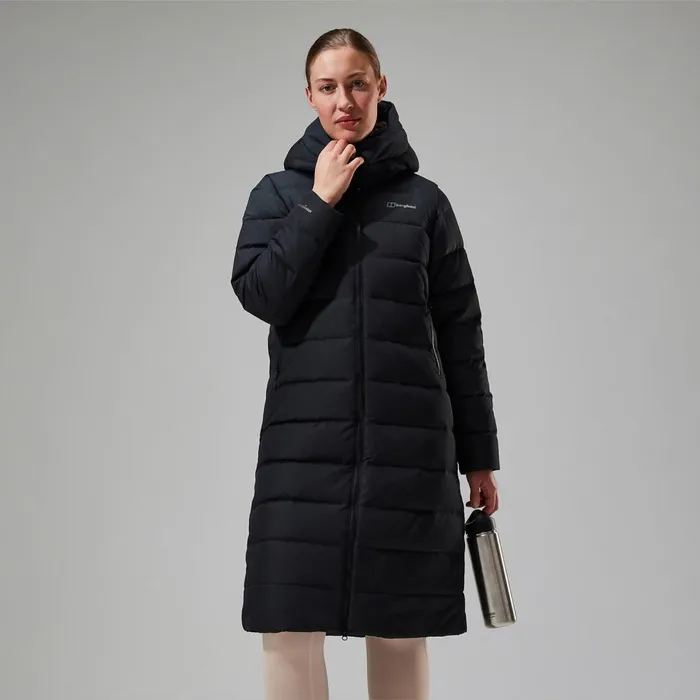 Insulated Women Berghaus Embo 4in1 Down Insulated Long Jacket 8211 Black