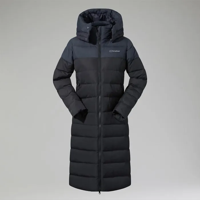 Insulated Women Berghaus Embo 4in1 Down Insulated Long Jacket 8211 Black