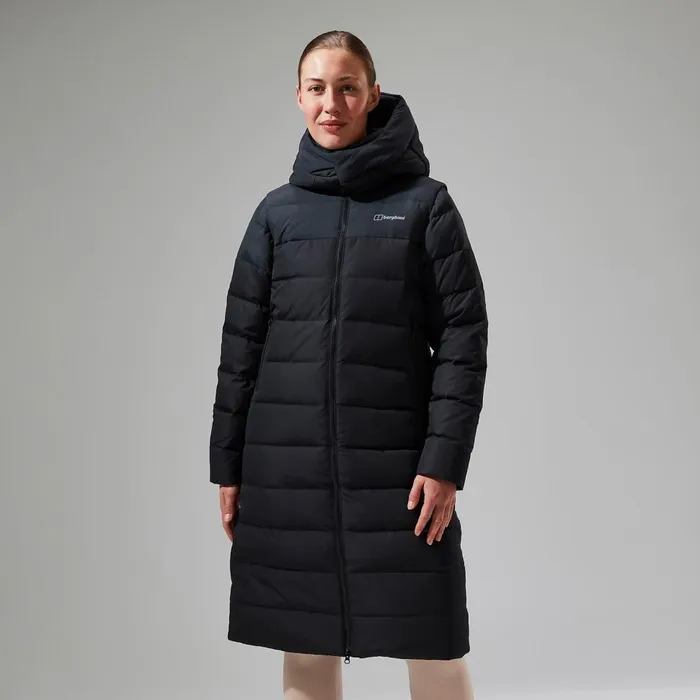 Insulated Women Berghaus Embo 4in1 Down Insulated Long Jacket 8211 Black