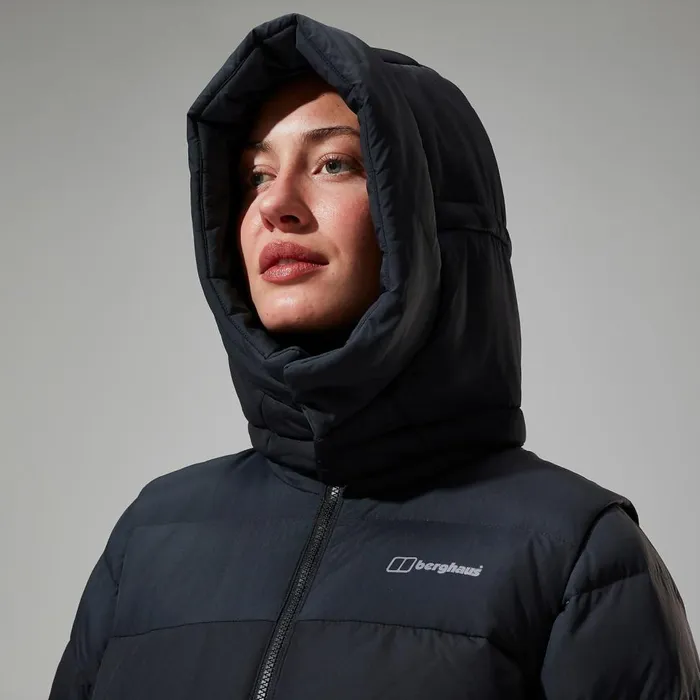 Insulated Women Berghaus Embo 4in1 Down Insulated Long Jacket 8211 Black