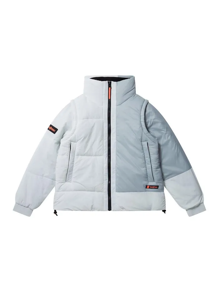 Insulated Women Berghaus Nelien Short Insulated Jacket 8211 White Grey