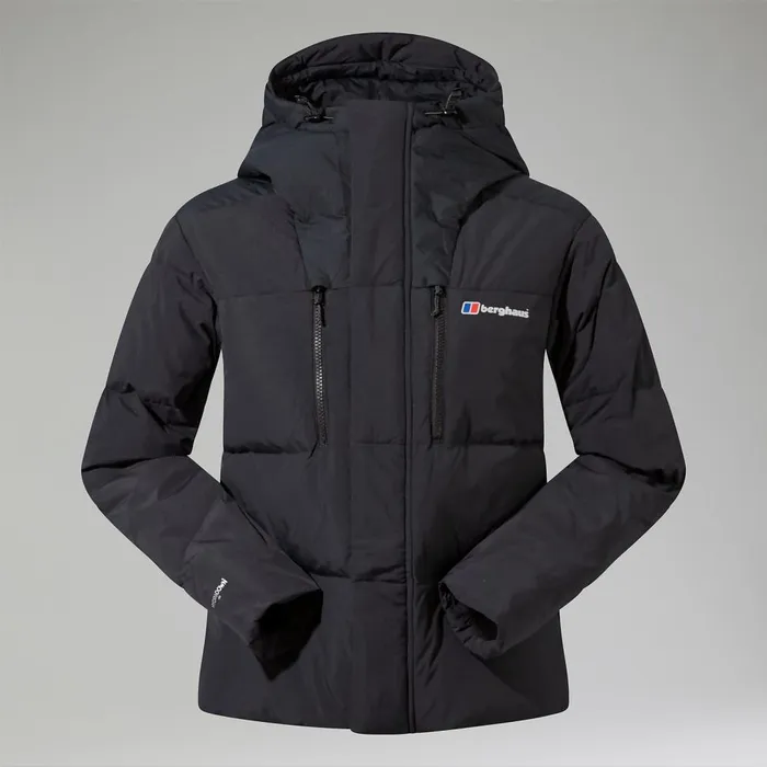 Insulated Women Berghaus Saffren Hooded Down Insulated Jacket 8211 Black Insulated Women Berghaus Saffren Hooded Down Insulated Jacket 8211 Black