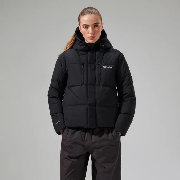 Insulated Women Berghaus Saffren Hooded Down Insulated Jacket 8211 Black Insulated Women Berghaus Saffren Hooded Down Insulated Jacket 8211 Black