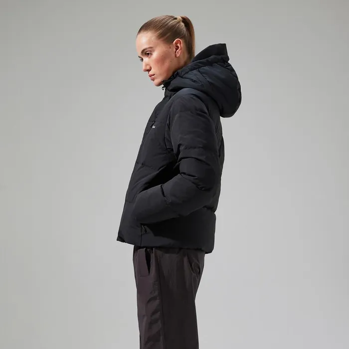Insulated Women Berghaus Saffren Hooded Down Insulated Jacket 8211 Black Insulated Women Berghaus Saffren Hooded Down Insulated Jacket 8211 Black