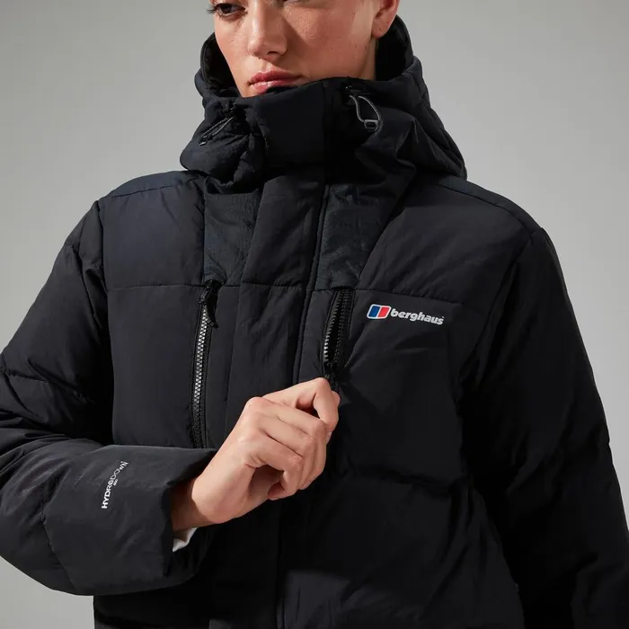 Insulated Women Berghaus Saffren Hooded Down Insulated Jacket 8211 Black Insulated Women Berghaus Saffren Hooded Down Insulated Jacket 8211 Black