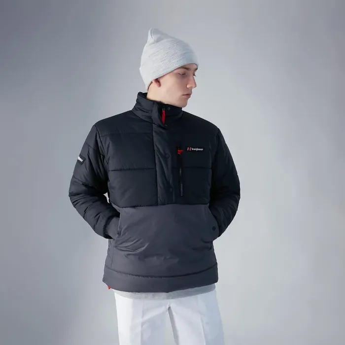 Insulated Women Berghaus Selapass Insulated Half Zip Jacket 8211 Black Grey
